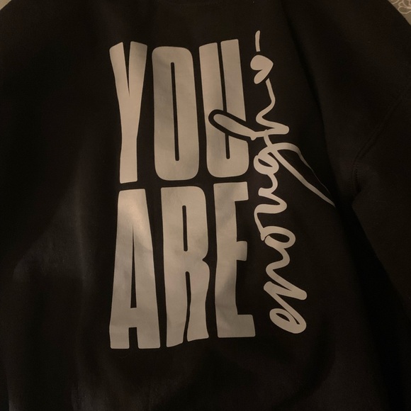 NWT Handmade WMS GILDAN SIZE LG SWEATSHIRT” you are Enough “ - Picture 8 of 14